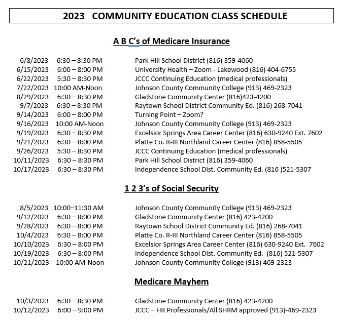 Classes 2023-11